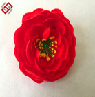 Buatan Faux Silk Nyata Sentuh Diameter 10cm Tea Rose Flower Kepala