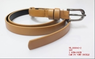 Disesuaikan Kain RED PU Belt Untuk Wanita lebar 1.4cm jahit PU Belt ungu