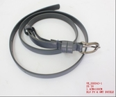 Disesuaikan Kain RED PU Belt Untuk Wanita lebar 1.4cm jahit PU Belt ungu