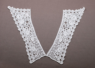 Putih Peter Pan Bordir 100 Cotton Crochet Lace Collar untuk Apparels