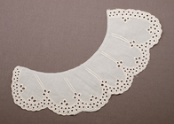 Merenda ODM Putih 100 Cotton Peter Pan Lace Collar Motif untuk Blus