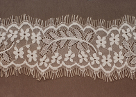 Putih Cotton Lace Potong Fabric