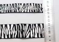 Fabric 3cm Pola pita, Printed Satin elastis Ribbon Wanita Gaun