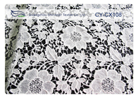 Nylon Cotton Bordir Lace Fabric dengan 120cm Lebar CY-CX108