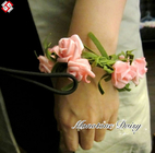 bahan busa buatan bunga mawar dekorasi pernikahan pergelangan bunga korsase