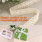 stretch elastis indah Crochet Lace memangkas handmade 7cm Cotton Lace