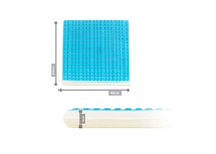 Polyester Penutup Cooling Gel Seat Cushion / Memory Foam Car Seat Cushion