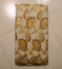 Beige Gold Swiss Lace Fabric, Grande Toilette