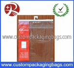 Garmen OPP / CPP Plastik Hanger Bag Dengan Seal Adhesive Untuk Pakaian