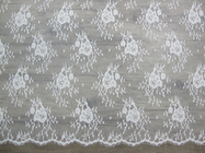 Square Nylon Eyelash Lace Trim / Busana Indah Lace Untuk Dekorasi 150cm x 150cm