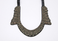 Cina A Rhinestone beaded necklace Perhiasan Kerajinan manik-manik Kalung (NL-078)
