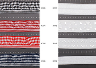 Cotton Fabric Printed Woven berwarna Elastic Ribbon Pakaian Band