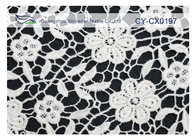 Eco-Friendly bersulam Lace Fabric untuk Wedding Dress CY-CX0197