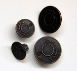 Lukisan minyak Zamak Custom Pakaian Buttons Zinc Alloy, Flat / 3D