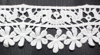 Bagus Poly Susu dan Dekorasi Lace Potong Putih dengan Regular Bunga Eco-Friendly