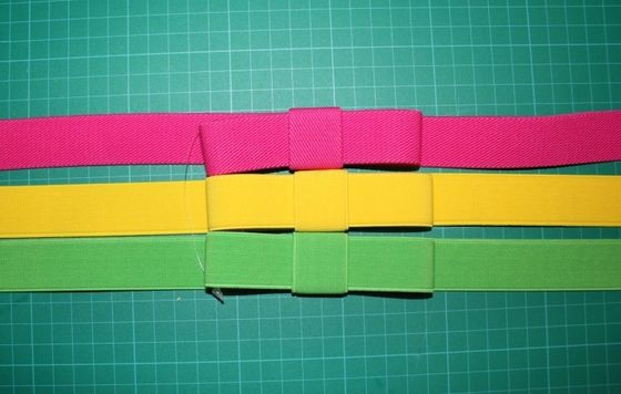 PU pinggang rantai dengan sabuk kain jumbai bagi perempuan dalam warna hijau kuning merah muda, 2cm - 3cm Lebar
