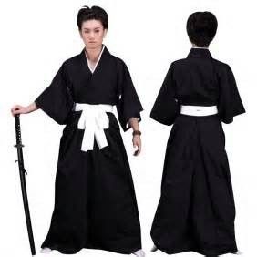 OEM 100% Cotton Hitam kendo pakaian dengan Putih Belt for Women, Men