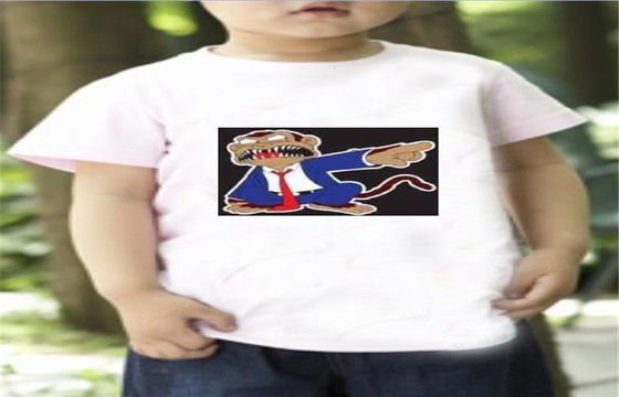 Anak electroluminescent Produk EL Suara Diaktifkan T Shirt XS, S, M, L, XL