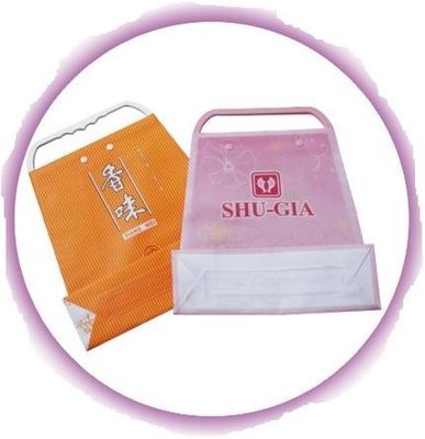 Tas Pegangan Plastik Promosi Pakaian Khusus