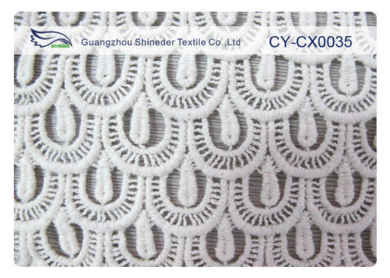 Kain Renda Bordir Eco-Friendly Untuk Lingerie, Pakaian CY-CX0035