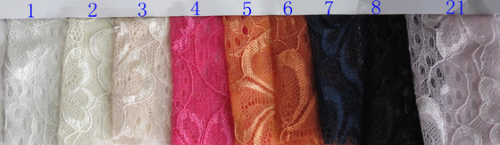 New Fashion Spandex Elastis Kain Renda Untuk Gaun Pengantin, Lingerie CY-DN0006