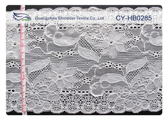 Kain renda elastis larut air, merenggang renda trim SGS CY-HB0285