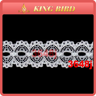 Lembut Sentuh Merasa ada stretch lebar Lace Ribbon Potong / bordir pita lis