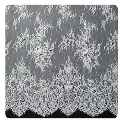 Bordir Nylon Eyelash Lace Trim Shorts / Kain Renda Bordir