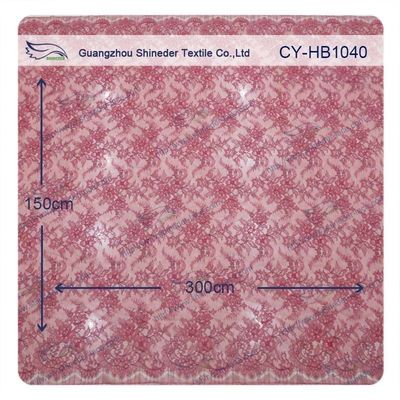 Berwarna Eyelash Bordir Lace Trim, Bridal Gown Kain Renda Bunga