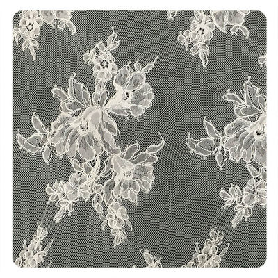 Gading Eyelash Chantilly Lace Trim, Kain Renda Cord Cord Bridal