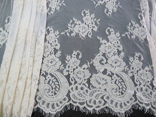 Kain Corded Cotton Bridal Lace Potong Untuk Wedding Dresses CY-HB0478