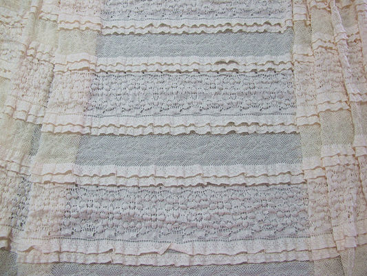 Multilayer Bridal Stretch Lace Potong Fabric Eco Friendly 50 &#39;&#39; - 52 &#39;&#39; CY-LW0182