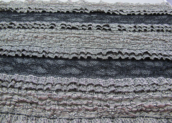 Multilayer Bridal Stretch Lace Potong Fabric Eco Friendly 50 &#39;&#39; - 52 &#39;&#39; CY-LW0182