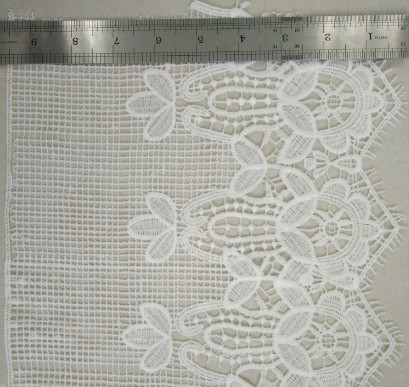 Susu Poly renda kain Dekorasi Lace Potong Untuk Pakaian fashional