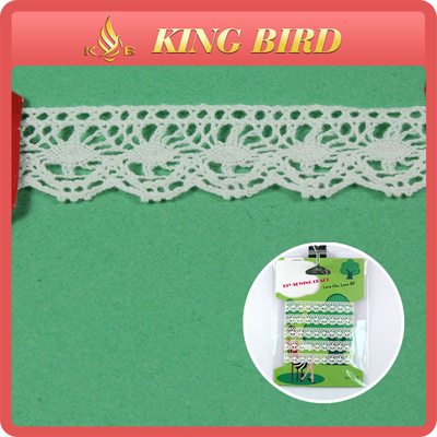 DIY Lace Pemangkasan Lace Ribbon Potong Dekorasi Cotton DIY Crocheted