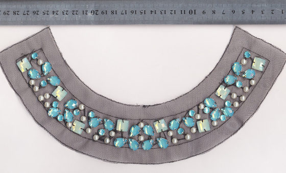 Beads elegan Pemangkasan Pakaian Handmade Beaded Jewelry Kristal Pearl