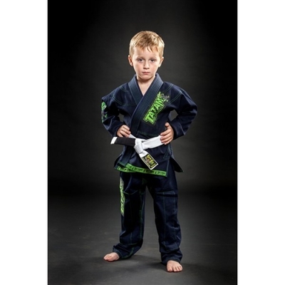 Disesuaikan Seragam Brazilian Jiu Jitsu Gi Hitam Martial Arts for Boys, Girls