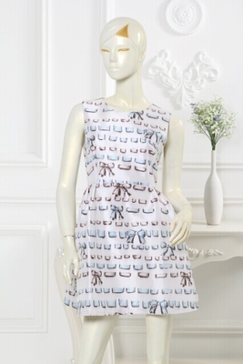 Sleeveless Polyester Womens Kasual Busana Going Out Dresses Of Digital Printing