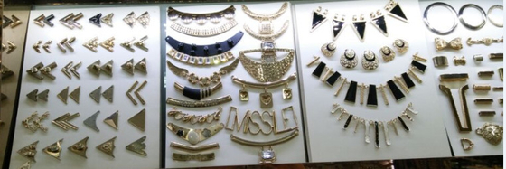 Profesional Alloy Plating Logam Potong untuk Garment / Ladies &#39;Gugatan
