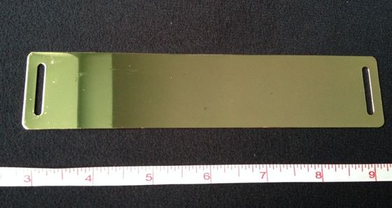 Lurus berlapis langsing aksesoris logam untuk garmen dan belt, bar logam datar