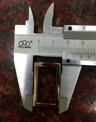 Logam bar logam trim untuk pakaian dan sabuk 1.9cm X 3.2cm Mode