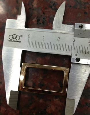 Logam bar logam trim untuk pakaian dan sabuk 1.9cm X 3.2cm Mode