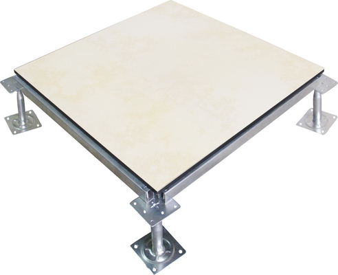 Granit Finish Dibesarkan Logam Floor / Dibesarkan Access Flooring Fireproof