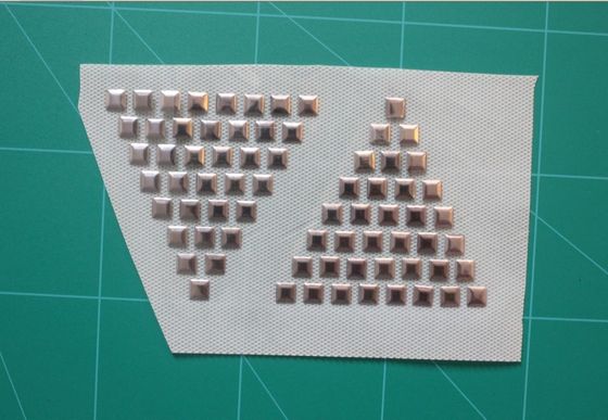 Memperbaiki panas sederhana aluminium transfer, transfer panas Rhinestone pola segitiga