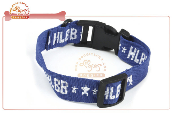 Customised Jacquard Nylon Anyaman Untuk Anjing kerah Personalized