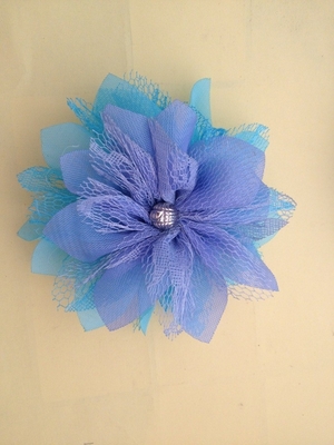Biru Bunga Korsase, Fabric Flower Buket Bunga untuk anak-anak berpakaian