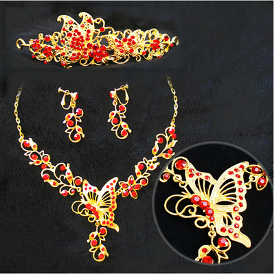 Perhiasan indah Handmade Hewan Kalung Anting Crown untuk Womens, Girls