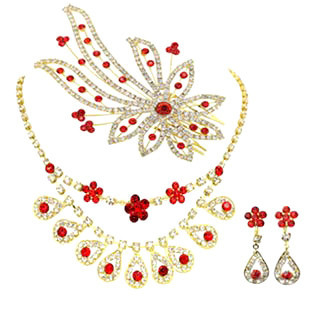 Perhiasan indah Handmade Hewan Kalung Anting Crown untuk Womens, Girls