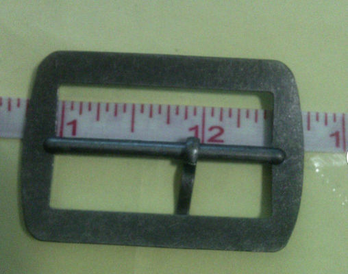 Tangan dibuat menggantung paduan Gunmetal 3.5cm Cloth Belt Buckle / aksesori