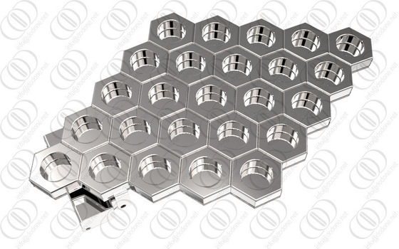 Gaya Penggantian Stainless Steel Belt Buckle Dengan multi Warna Aksen